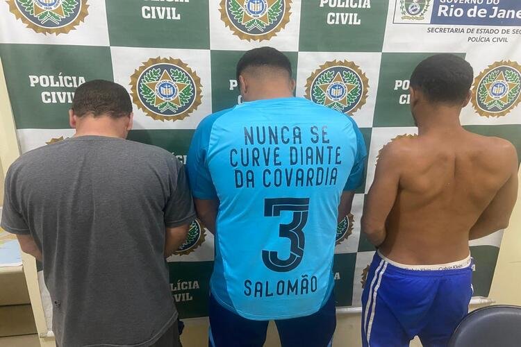 Preso chefe do tráfico no Açu, em SJB, e mais três comparsas